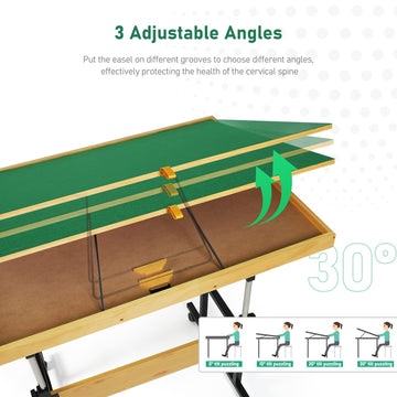 All4Jig 1500 Pieces Jigsaw Puzzle Table With Legs, 35.4'X26.4' Adjustable Puzzle Board For Adults, 3-Tilting Angles, Multi-Functional With 4+2 Drawers & Protective Cover