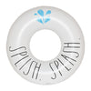 Rae Dunn X Coconut Float Ring Float - Splish Splash Theme - Adult Size Large 48 Inch Inflatable Raft & Durable Water Inner Tube