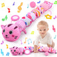 Vpkefla Infant Baby Toys 0 To 12 Months, Stuffed Animal Tummy Time Toys Sensory Toys With Crinkle Rattles Textures And Mirror Gi