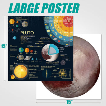 Antelope - 1000 Piece Puzzle For Adults, Pluto Jigsaw Puzzles 1000 Pieces, Space Puzzle, Planet Round Puzzle,Circle Puzzle, Solar System Puzzle, High Resolution, Matte Finish, No Dust Space Puzzle