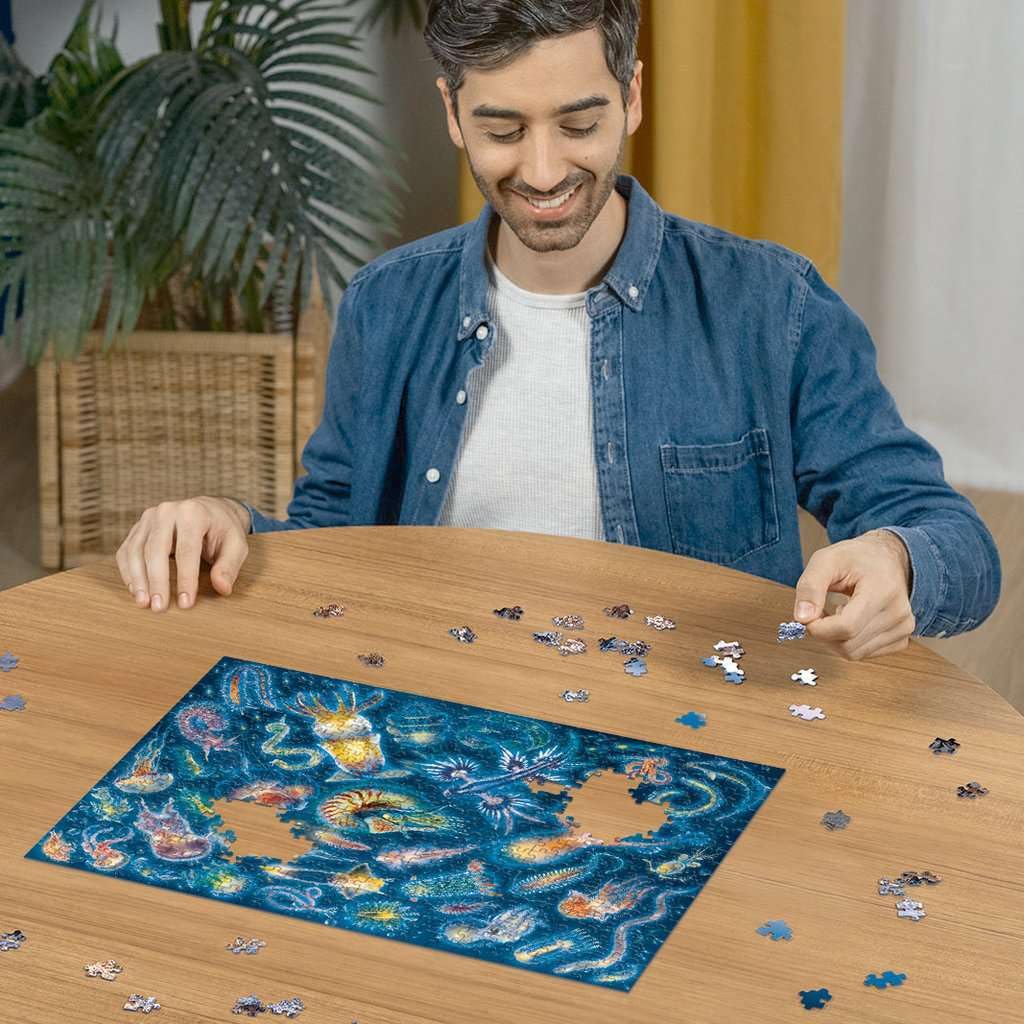 Ravensburger 500 Piece Jigsaw Puzzle - Colourful Underwater Species for Ages 10+, Cardboard, Multi-colored, Model 17375