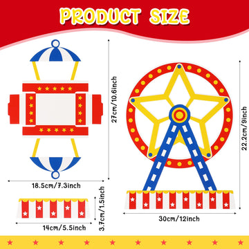Carnival Ferris Wheel Centerpiece Carnival Theme Party Decorations Carnival Cake Holder Circus Carnival Favor Supplies for Candy