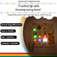 Jamiewin Montessori Busy Board With Led Light Switch For Toddlers 1-3, Wooden Sensory Board Travel Toys For Toddlers Baby, Monte