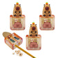 Funblast Cute Capybara Pencil Sharpener For Kids - Set Of 4 Pcs Sharpener For Kid With 2 Holes, Stationery Items Aesthetic, Styl