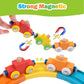 Train Set For Toddlers 18 Months+ Animal Wooden Train Set Toys For Toddler, Montessori Toys For 2 Year Old, Magnetic Train Toys