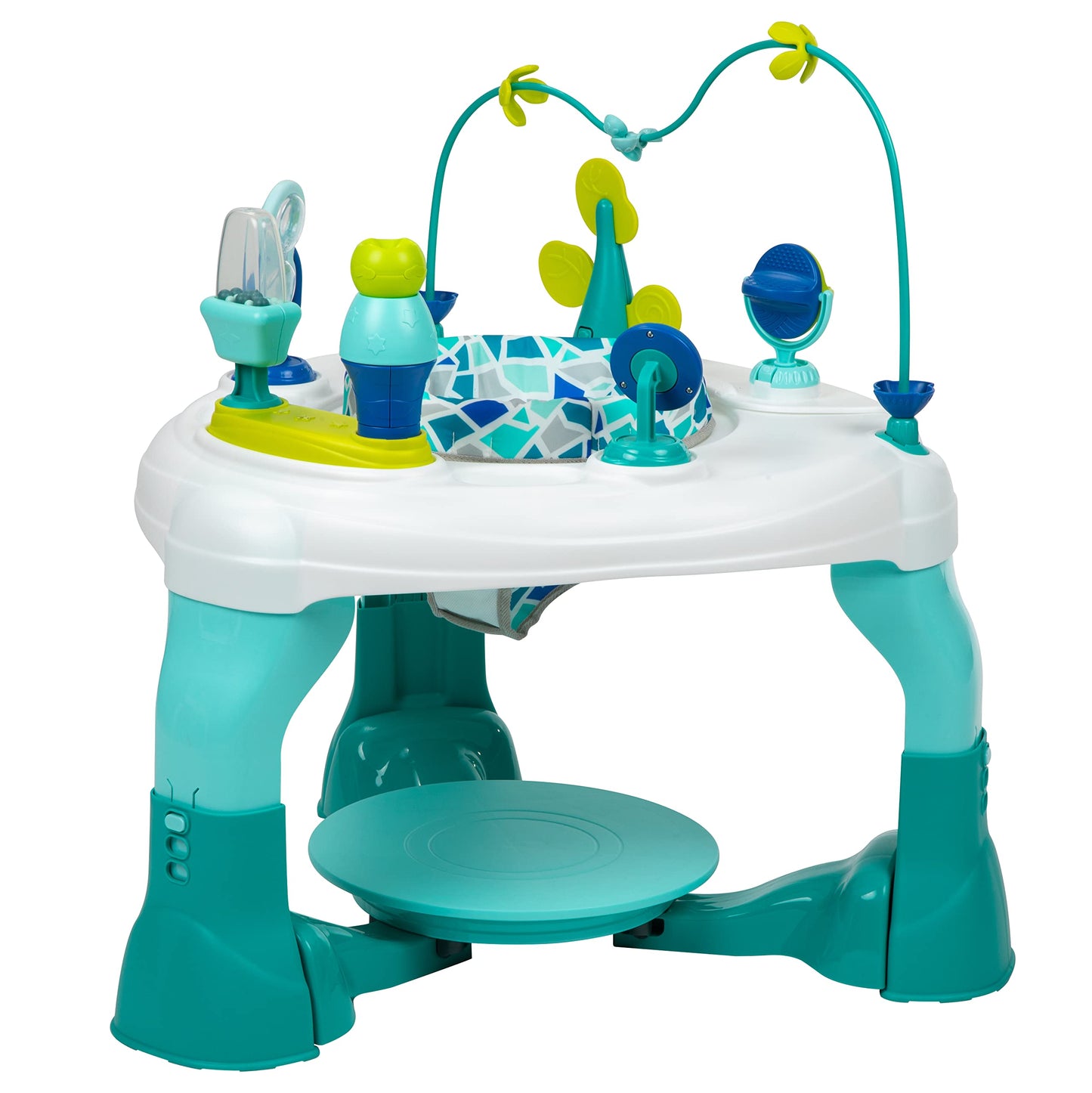 Safety 1St Grow And Go 4-In-1 Stationary Activity Center, Stained Glass