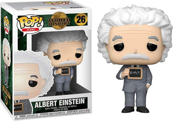 Funko Pop! AD Icons Albert Einstein Figure - Multicolor, Standard Size, Plastic, Model 43543