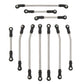 Meus Racing Trx4 Links Set 324Mm Wheelbase For Traxxas Trx4 1/10 Rc Crawler Upgrades Parts, 10Pcs