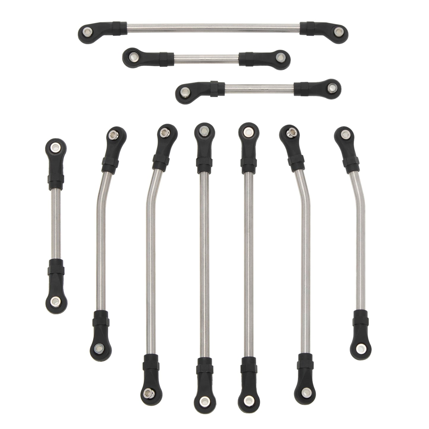 Meus Racing Trx4 Links Set 324Mm Wheelbase For Traxxas Trx4 1/10 Rc Crawler Upgrades Parts, 10Pcs