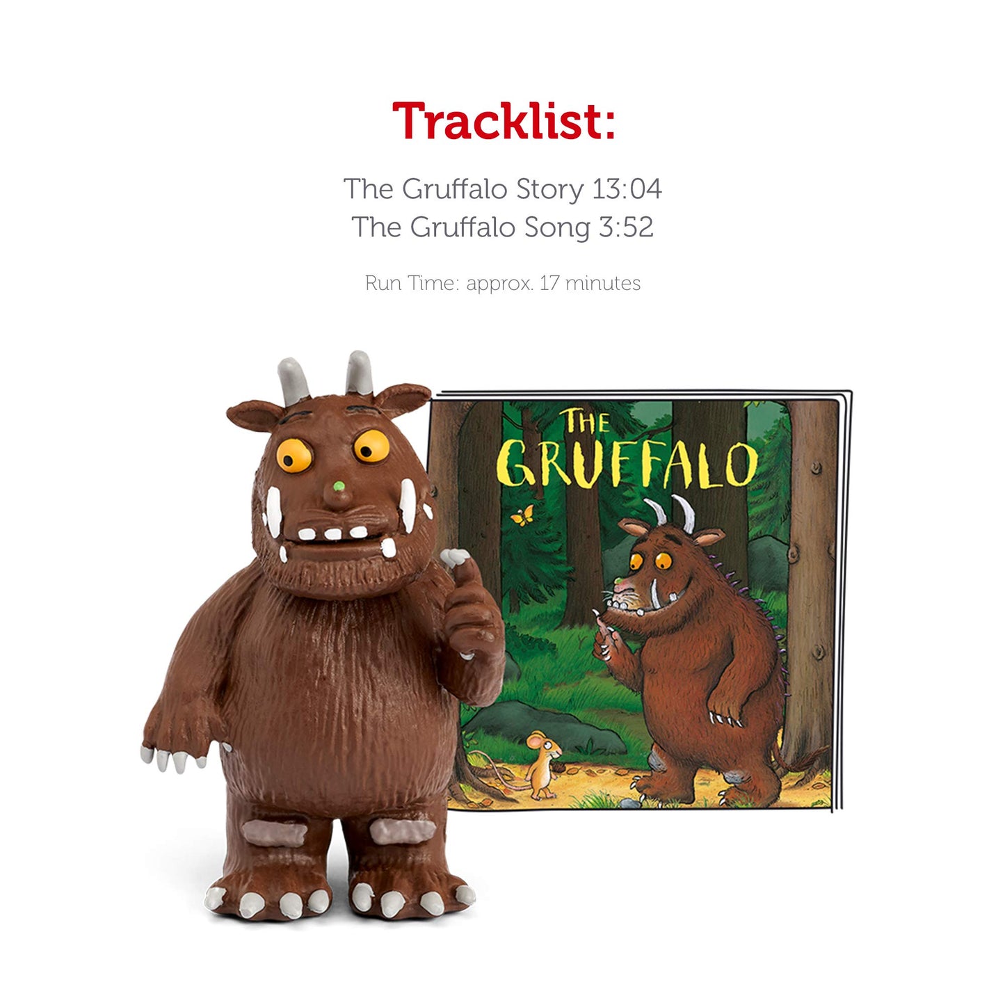 Tonies The Gruffalo Audio Play Character - Medium Brown Wooden Toy