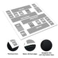 Extalas Playmat for One Piece Card Game for Two Players, 24x24 inches, with 4-Pocket Card Binder Set and 400+ Card Capacity(Whit
