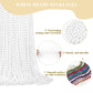 YAXINRUI 144 PCS White Mardi Gras Beads, 33'' White Bead Necklaces Party Costume Necklace Round Parade Throw Beads in Bulk for M