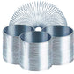 The Dreidel Company Silver Metal Coil Spring, Goody Bag Fillers, Party Favor For Kids, Variety Of 2.4' (60Mm) Individually Boxed (Single)