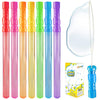 Bubble Wand, 28 Pack 14’’ Big Bubble Wands Bulk(7 Colors), Non-Toxic Smelless Bubble Toy For Kid Child Birthday Party Favor Wedding Summer Outdoor Pool Activity Bathroom Bath Toys