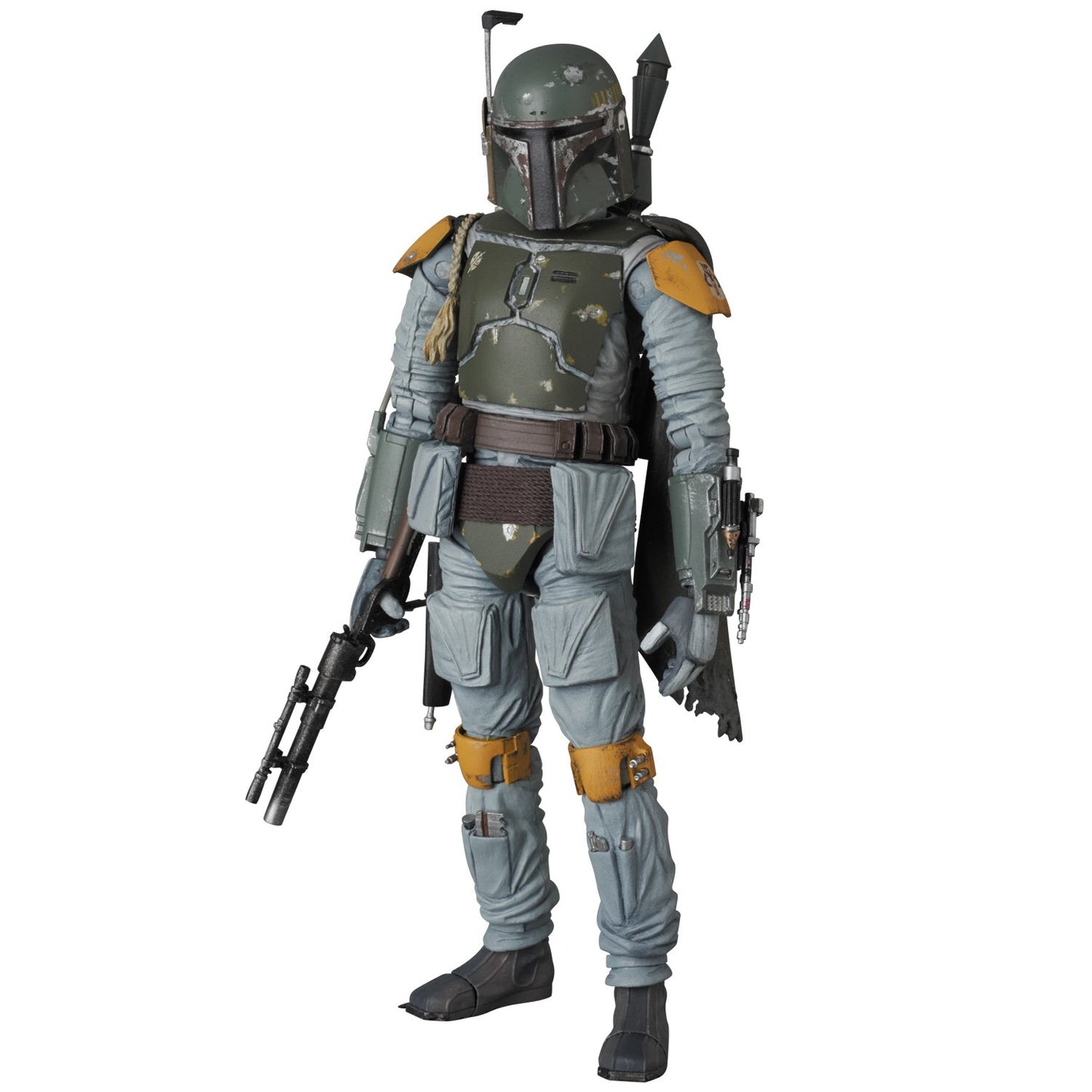 MEDICOM TOY Boba Fett MAFEX No. 16 Action Figure, 6.29 Inch, Green/Silver Plastic Collectible