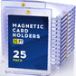 25ct Magnetic Card Holder  35pt One Touch Card Holder  U-V Protectors Hard Plastic for Trading Cards  Magnet Case  Sports  Game  Football  Baseball Cards Holder