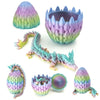 Easter Egg, Dragon Egg, Dragon Eggs With Dragon Inside, 12In Dragon Toy, 3D Printed Dragon Egg Fidget Toys, Dragon Easter Eggs E