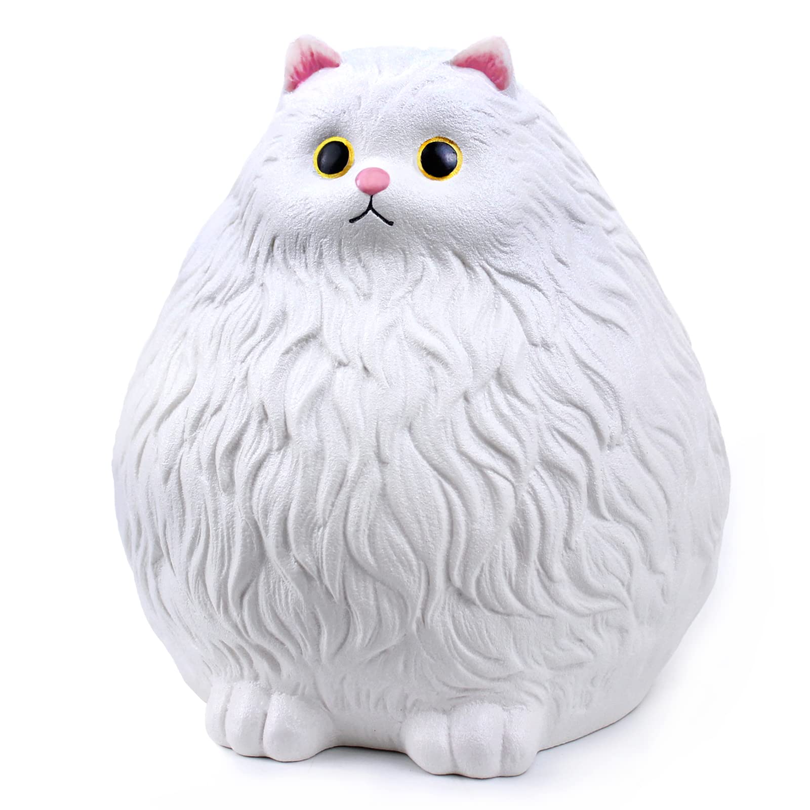 Winsterch Cat Piggy Bank,Coin Piggy Bank Money Saving Box Gifts For Kids Girls Boys,Ceramic Piggy Coin Bank,Practical Gifts For 