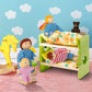 Wooden Doll House People Of 8 Figures, Dolls Family Set For Girls Toddler Kids Dollhouse Accessories Toy