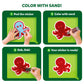 Skillmatics Sand Art Activity Kit - DIY Animal Craft with 50+ Stickers, Multicolor, 21.5 cm x 30.2 cm, Fun for Kids Ages 4-10