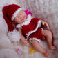 Mire & Mire Reborn Baby Dolls, 4.5 Inch Sleeping Full Silicone Mini Baby Doll With Feeding Accessories Smile Realistic Baby Doll