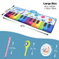 Floor Piano Mat For Kids – Large 4Ft. Portable Play Mat – 24 Keys, 8 Inbuilt Sounds – Completed Set With 2 Maracas, Tambourine, And Flute – Ideal Gift For Ages 3+ – Non-Slip, Compact & Portable - Usa