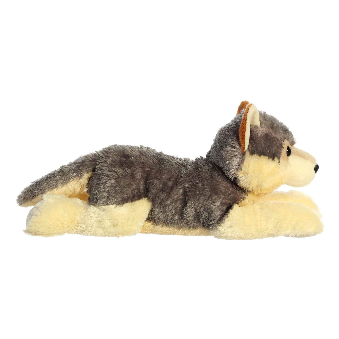 Aurora® Adorable Grand Flopsie™ Wily Wolf Stuffed Animal - Playful Ease - Timeless Companions - Gray 16.5 Inches