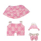 Tosygnb LABOO Doll Outfit Set Luxe Labobo Couture  Macarons Dolls Clothes enhanced Dolls Outfit with Accessories  Stylish Clothes for Macarons  Display & Photography (Pink)