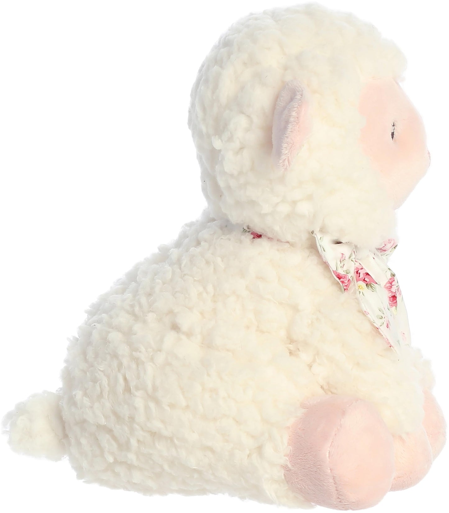 Aurora Blessing Lamb Plush Toy - 9-Inch Pink Girl Lamb - Model 20655
