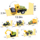 ANDOLO Mini Construction Trucks Toys, Small Construction Toys 6Pcs Construction Vehicles Tractor Toys Sand Vehicle Playset Forkl