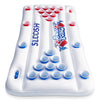 Sloosh Pool Games For Adults Pool Floats Inflatable Pong Table Floating Water Games Party 6X3 Ft With 10 Pong Balls And Cup Hold