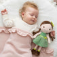 GAGAKU Soft Plush Baby Doll - 12" Cotton Forest Girl Rag Doll, Machine Washable, Perfect Gift for Toddlers & Infants