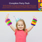 Special Supplies Squishy Fuzzy Band Bracelets for Kids, 6 Pack, Flexible and Stretchy Wearable Sensory Toys, Tactile Silicone Sq