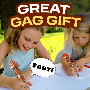 Kamhi World Farting Poop Pen With Multiple Funny Sounds - Perfect Novelty Gift For Kids, Teens & Boys - Functioning Pen & Prank Toy For The Entire Family, Fun Gag Present With Big Laughs (Usa)