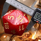 Large 55mm D20 Dice,20 Sided DND Dice,D20 Giant Polyhedral Dice, Large D20 Dice,20 Sided Cube D&D Dice Set for Dungeons and Drag