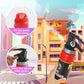 Fireman Costume For Kids, 10 Pcs Firefighter Costume With Toy Accessories Set, Fireman Role Play Outfit Toys, Kids Firefighter Dress Up Clothes, Halloween For Boys Toddlers Ages 3 4 5 6 7