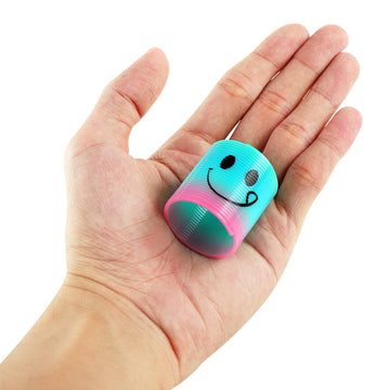 120 Pack Spring Rainbow Magic Fidget Stress Coil Mini Springs Bulk Toys For Party Favor Carnival Prize Birthday Goodie Bag Stuff