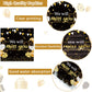 96pcs We Will Miss You Party Paper Plate and Napkin Farewell Party Decoration Going Away Party Disposable Tableware Set Gold and