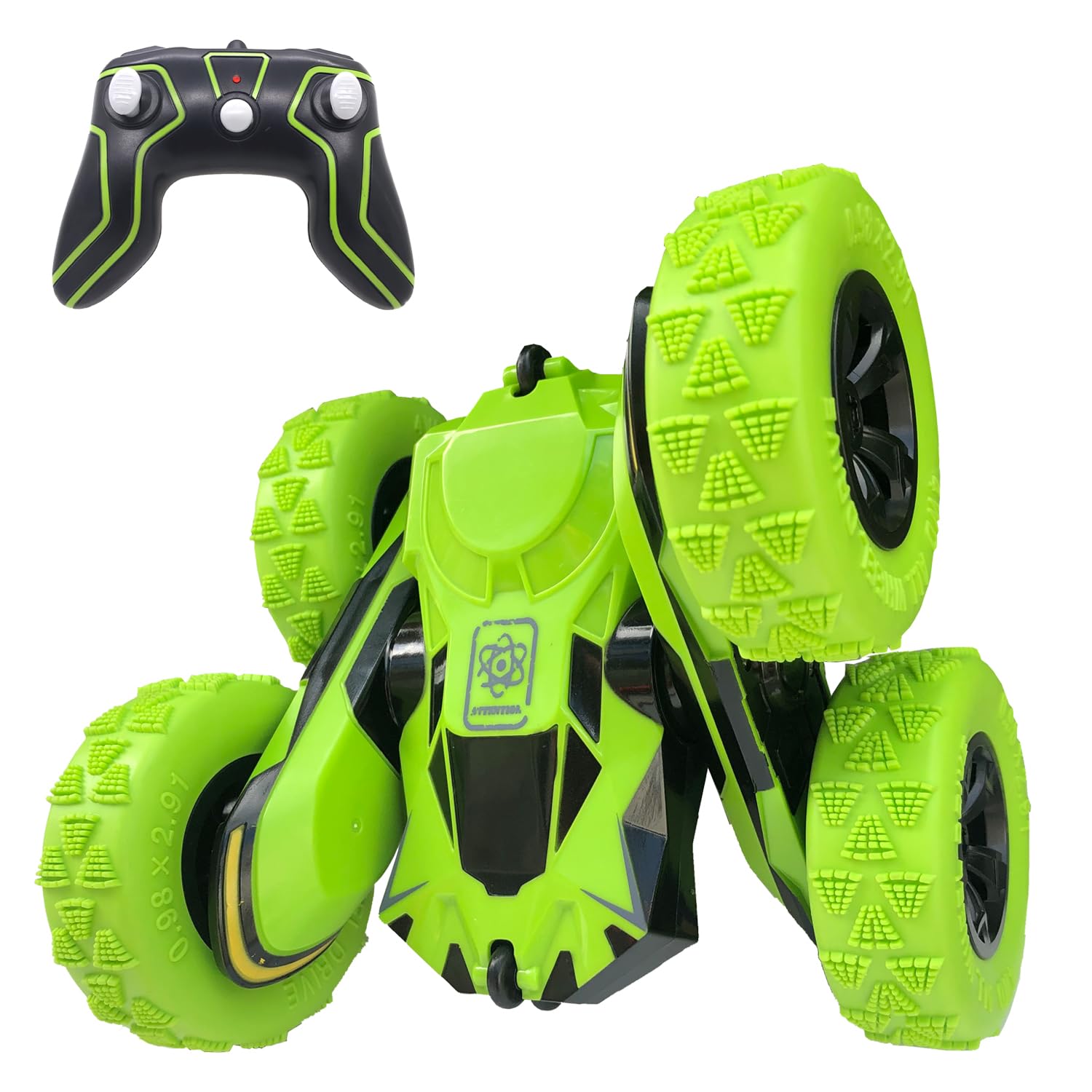 Threeking Double-Sided Driving Rc Stunt Car Toys Remote Control Cars 360-degree Flips Rotating Gifts Presents for Kids Boys/Girl