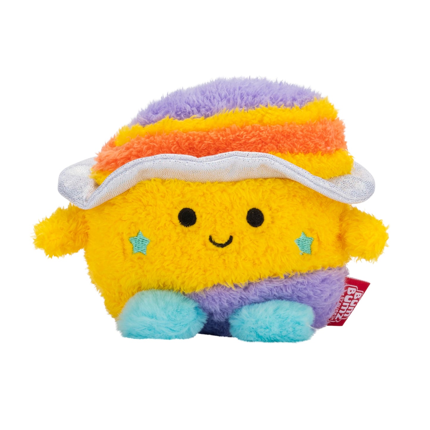 BumBumz CosmicBumz Plush 5-Pack - 4.5-inch Cosmic Shooting Star, Martian Major, Moon Mo, Rocket Ship Rafa, Saturn Santino, Polyester