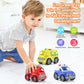 PLAY Eco-Friendly 3 in 1 Emergency Vehicle Toy Set, [USDA Certified] No BPA/Phthalate/PVC, Recycled Bioplastic Rescue Vehicle wi