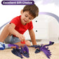 Shuwnd 3D Printed Dragon With Wings, Feathered Wyvern Dragon,Full Articulated Crystal Flying Dragon,Realistic Large Pet Dragon, Flexible Shoulder Dragon Stuff 3D Printed Animals Toy (Purple Black)