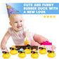 Chivao 12 Pcs Mini Rubber Ducks With Sunglasses/ Glasses And Hats/ Necklace, Cruise Rubber Ducks In Bulk Valentine'S Day Gift Small Duck Bathtub Toy For Hiding Party Favor(Yellow, Adorable Style)