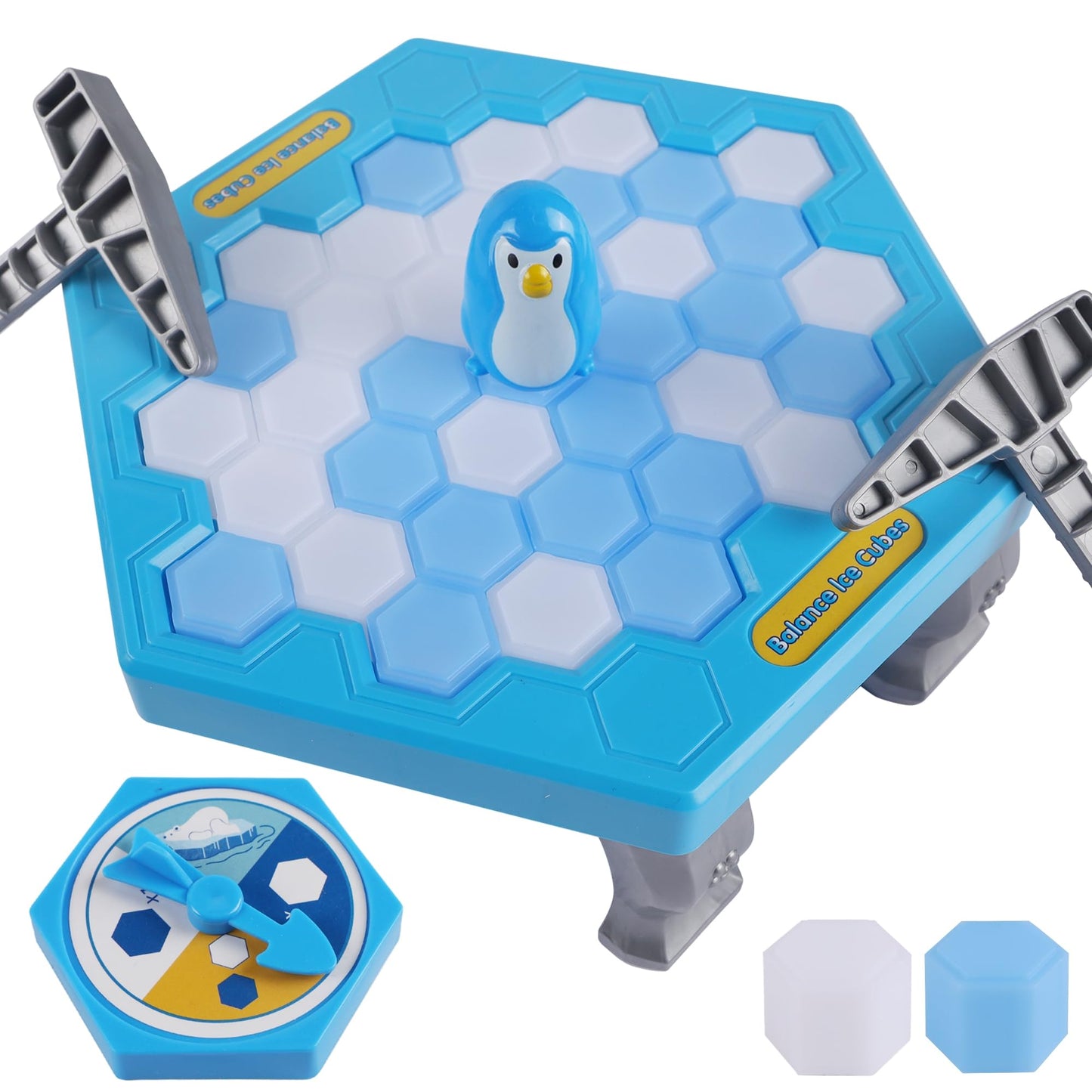 Dr.Dudu Save Penguin Break Ice Board Game For Kids 4-8, Ice Breaker Save Penguin On Ice Family Funny Table Game, Ice Block Breaking Penguin Trap Game Puzzle Toy Children'S Day Gifts