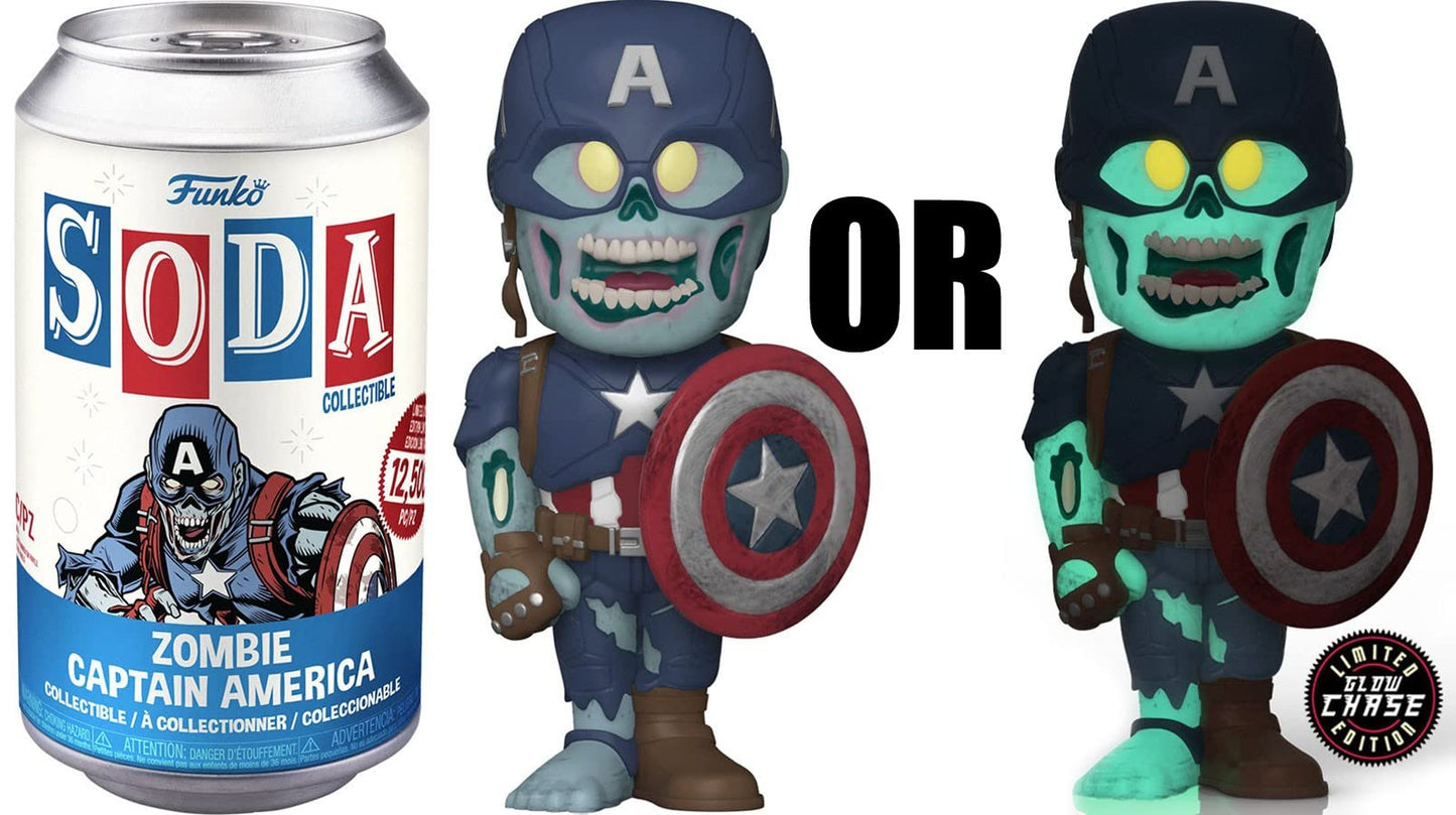 Vinyl Soda What If - Zombie Captain America W/Glow Chase