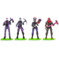 Fortnite Squad Mode 4-Figure Pack, Series 5 - 10cm, Plastic, Red/Rose, Model FNT0777