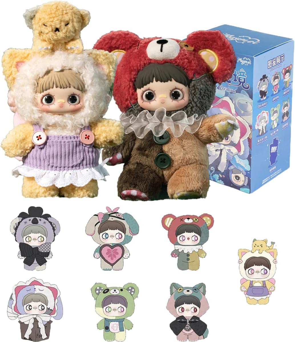 REIVIVORA MayMei Symbiote Neverland Series Vinyl Plush Blind Box 1PC(1 of 7 Possible Styles) Cute Figures Collectible Toys Birth