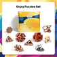 Actpo 9Pcs Difficulty Puzzles Gift For Adults, Teens, And Kids Brain Teaser Puzzles Game Desk Toys