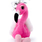The Petting Zoo Flamingo Stuffed Animal, 14" Pink Plush Toy, Model 718009, Perfect Gift for Girls
