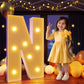 Imprsv 3Ft Marquee Light Up Letters N, Large Light Up Letters, Big Marquee Letters For Party Decorations Baby Shower Anniversary